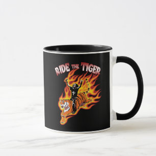 Die Vintage Illustration des Schwermetalls von Tig Tasse