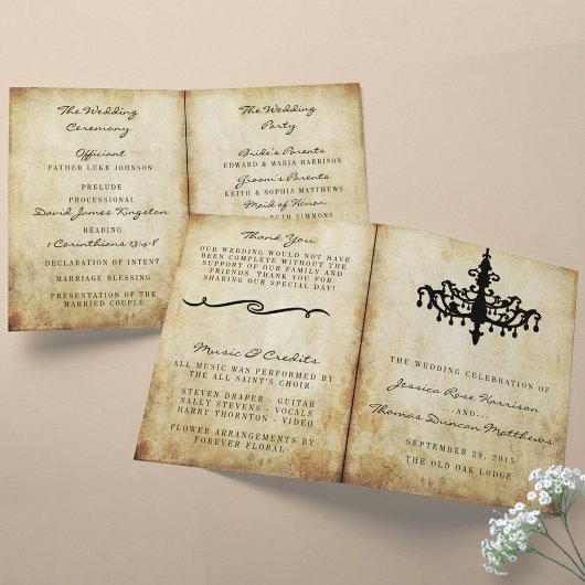 Die Vintage Kronleuchter-Hochzeitskollektion