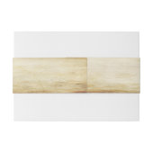 Die Vintage Kronleuchter-Hochzeitskollektion Einladungsbanderole (Rückseitenbeispiel)