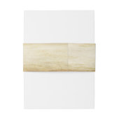 Die Vintage Kronleuchter-Hochzeitskollektion Einladungsbanderole (Rückseitenbeispiel)