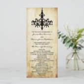 Die Vintage Kronleuchter-Hochzeitskollektion Programm (Stehend Vorderseite)