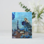 Die Vintage Kunstpostkarte 2 der kleinen Postkarte (Stehend Vorderseite)