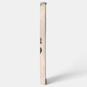 Die Vintage Lady Vase + Monogramm Samsung Galaxy Hülle (Linke Seite)