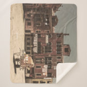Die Vintage Landschaft Venedigs Sherpadecke (Vorderseite)