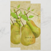 Die Vintage Perfect Pear II-Einladung Einladung (Vorne/Hinten)