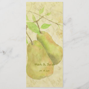 Die Vintage perfekte Birneneinladung Einladung