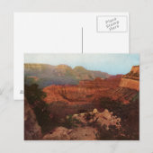 Die Vintage Postkarte des Grand Canyon (Vorne/Hinten)