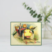 Die Vintage Postkarte Halloween Lantern (Stehend Vorderseite)