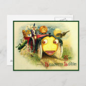 Die Vintage Postkarte Halloween Lantern (Vorne/Hinten)