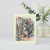 Die Vintage Postkarte "The Mailman" (Stehend Vorderseite)