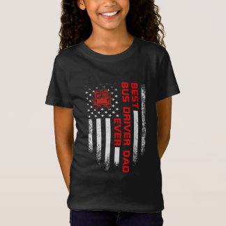 Die Vintage US-amerikanische Flagge Beste Schule f T-Shirt