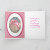 Die Vintage verspätete Steppdecke Karte (Innenseite)