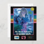 Die Vintage VHS-Abdeckung meines besten Freundes Postkarte (Vorne/Hinten)