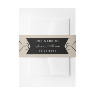 Die Vintage Wedding Collection Einladungsbanderole