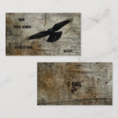 Die Vintage Zeile Visitenkarte (Vorne/Hinten)