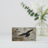 Die Vintage Zeile Visitenkarte (Stehend Vorderseite)