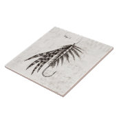 Die Vintagen 1800s, die Fliegen-Fischen angeln, Fliese (Seite)