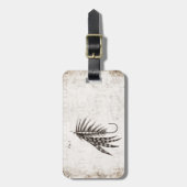 Die Vintagen 1800s, die Fliegen-Fischen angeln, Gepäckanhänger (Vorderseite vertikal)