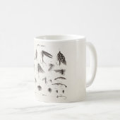 Die Vintagen 1800s, die Fliegen-Fischen angeln, Kaffeetasse (VorderseiteRechts)