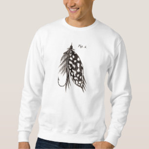 Die Vintagen 1800s, die Fliegen-Fischen angeln, Sweatshirt