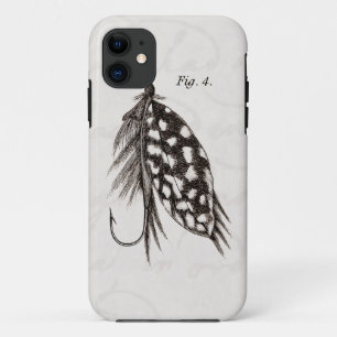 Die Vintagen 1800s, die Fliegen-Fischen-Fliegen Case-Mate iPhone Hülle