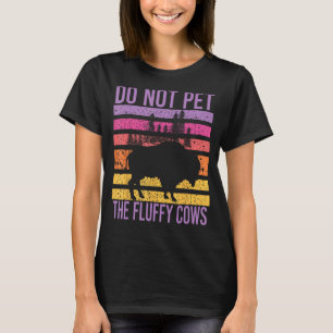 Die Vintagen Kühe von Bison Buffalo dürfen nicht g T-Shirt