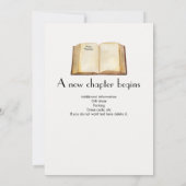 Die Vintagen Lehrer für immer ausscheiden lassen Einladung (Rückseite)