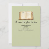 Die Vintagen Lehrer für immer ausscheiden lassen Einladung (Rückseite)