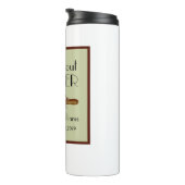 Die Vintagen Lehrer für immer ausscheiden lassen Thermosbecher (Nach rechts gedreht)