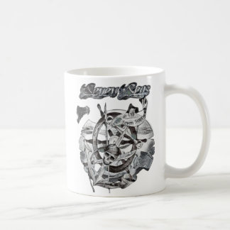 Die Vintagen Sieben Meere Kaffeetasse