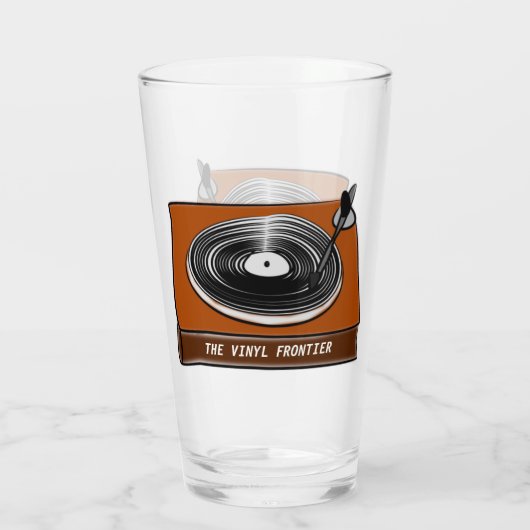 Die Vinylgrenze Glas (Rückseite)