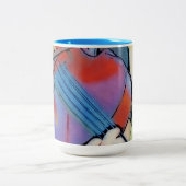 Die Viola-Tasse Zweifarbige Tasse (Mittel)