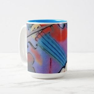 Die Viola-Tasse Zweifarbige Tasse