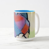 Die Viola-Tasse Zweifarbige Tasse (VorderseiteRechts)
