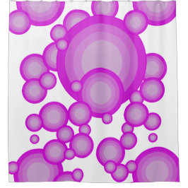 Die Violette der 70er Jahre Duschvorhang
