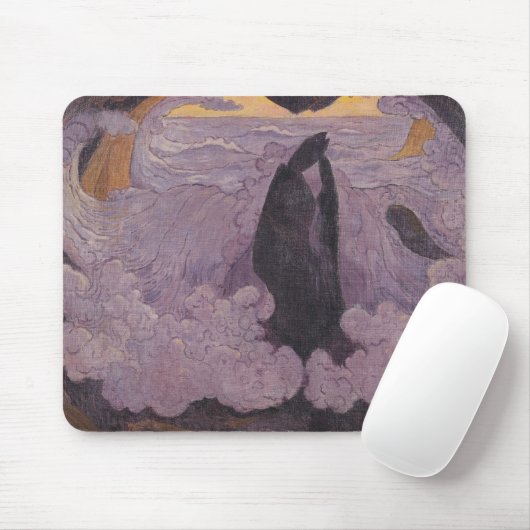 Die violette Welle, c.1895-6 Mousepad (Mit Mouse)