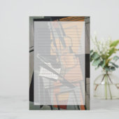 Die Violine, 1916 Briefpapier (Stehend Vorderseite)