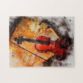 Die Violine - Puzzle (Horizontal)