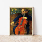 Die Violoncellistin Schneklud | Paul Gauguin Poster