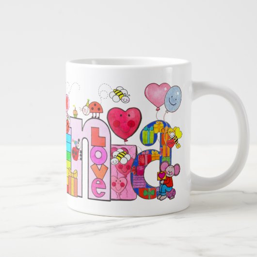 Die Virginia-Tasse Jumbo-Tasse (Rechts)