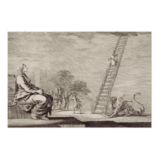 Die Vision der hl. Perpetua: Die Leiter des Martyr Poster (Vorderseite)