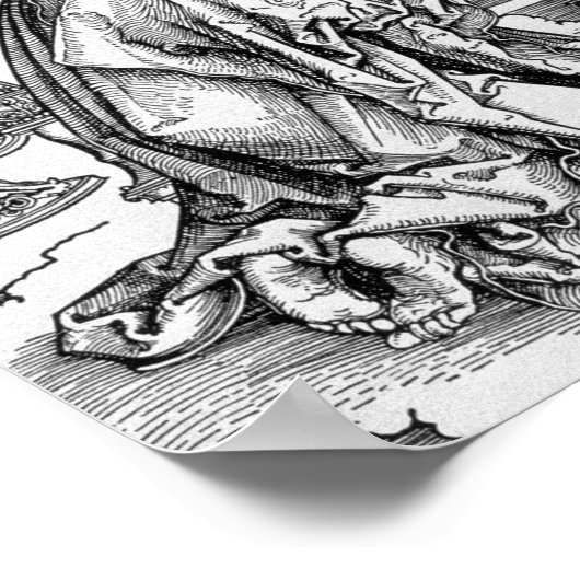 Die Vision der sieben Kerzenleuchten Poster (Ecke)