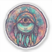 Die Vision des Geistes Aufkleber (Vorderseite)