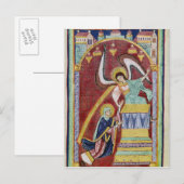 Die Vision des hl. Aldegondius Postkarte (Vorne/Hinten)