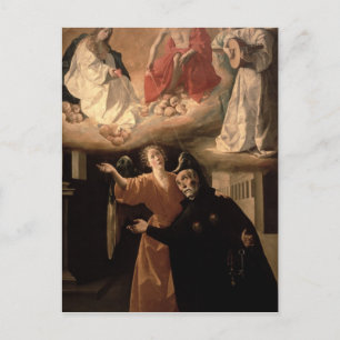 Die Vision des hl. Alphonsus Rodriguez Postkarte