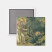 Die Vision des hl. Augustinus Ende der 1450er Jahr Magnet (Vorderseite/Rückseite)