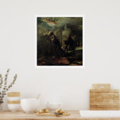 Die Vision des hl. Franziskus von Paola Poster (Küche)