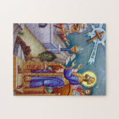 Die Vision des Hl. Konstantin Orthodoxe Ikone Puzzle (Horizontal)