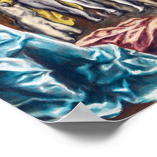 Die Vision des Johannes | El Greco | Poster (Ecke)