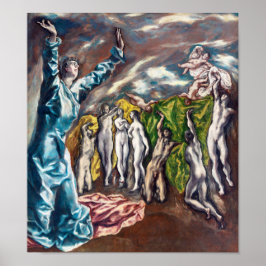 Die Vision des Johannes | El Greco | Poster
